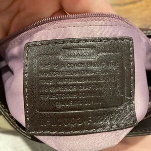 Medium size handheld coach bag good condition